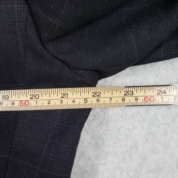 Hart Schaffner Marx Mens 44R Gray Plaid 100% Wool Sport Coat Blazer Dillard's - Picture 7 of 10